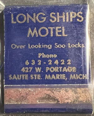 Long Ships Motel - Matchbook (newer photo)